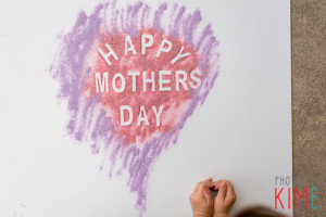 san jose photographer, mother's day craft, crafting, glitter, colorful