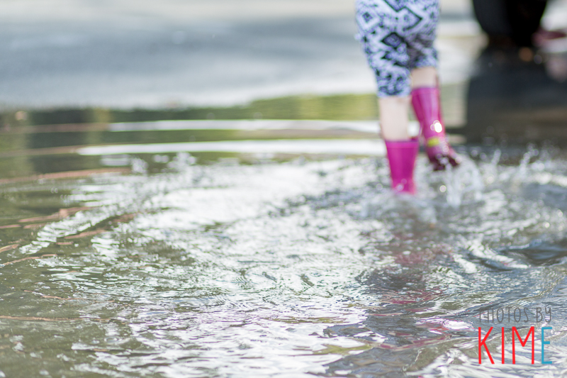 puddle stomping in california - san jose photographer - photos by kim e