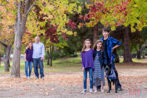 san jose photographer - vasona park - family session - family of five - fall family photos