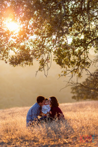 san jose photographer - mt diablo - family session - family of three - rustic - outdoors - golden hour - family - photos by kim e
