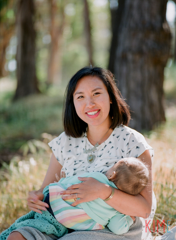 coyote point family session - san jose photographer - bay area photographer - film session - family of three - seven month baby