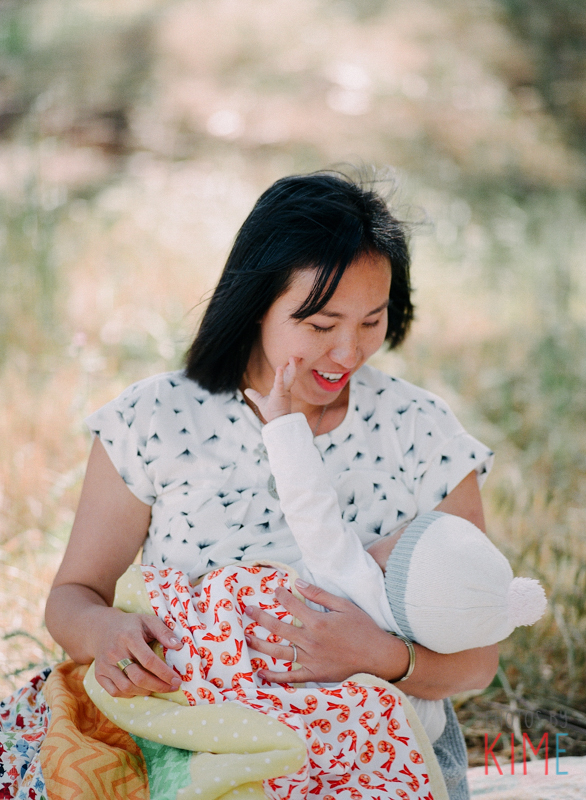 coyote point family session - san jose photographer - bay area photographer - film session - family of three - seven month baby