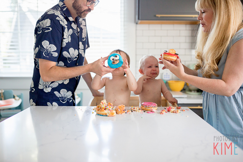 first time donuts family fun lifestyle session - bay area - san jose family photographer