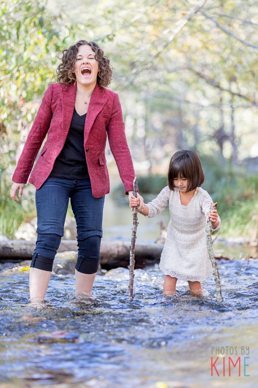 River Play - Sunol - East Bay - Family - Bay Area - San Jose - Lifestyle - Natural - Photography - Photos by Kim E - Fun - Colorful - Kid - Mom - Daughter - Cold - River
