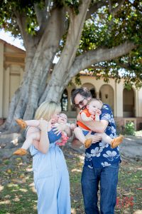 Sunday Funday - Family Fun Photo Shoot - Pasadena - Los Angeles - Lifestyle - Photography - Natural - Colorful - Fun - Family of Four - Posing