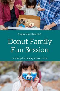 Donut - Treat - Family - Bay Area - San Jose - Lifestyle - Natural - Photography - Photos by Kim E - Fun - Colorful - Kid - Family of Three - Cookie Monster