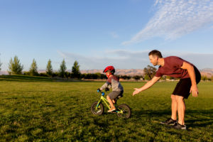 san jose photographer - lifestyle - family - fun - bay area - photography - bike riding - father - son