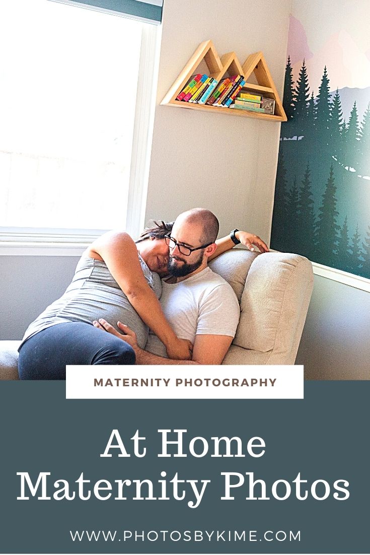 At home maternity photos