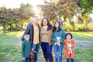 family photography san jose session family of five portrait