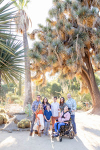 extended family photos at stanford cactus garden