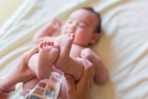 photo of infant baby feet