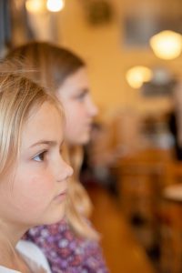 two sisters posing idea